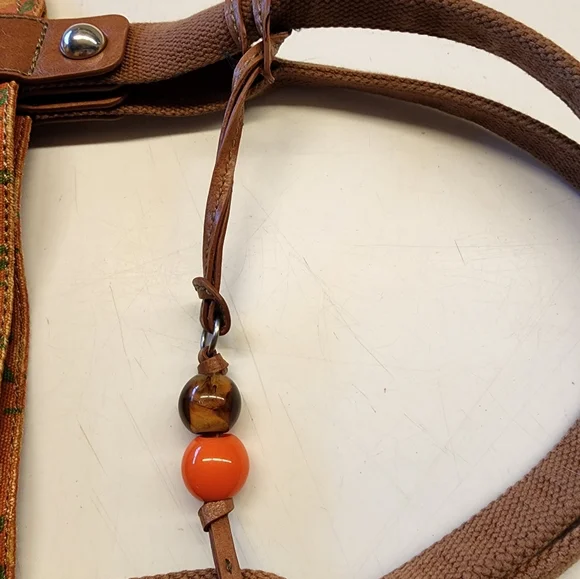 Fossil Vintage Birdcage Key-per Keyper Coated Canvas - Picture 11 of 13